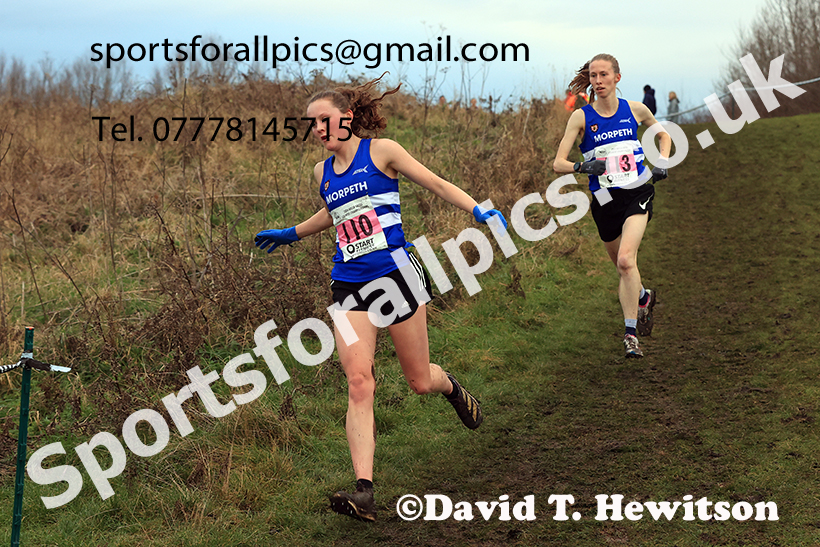 Senior womens 2024 NECAA Cross Country Champs., Temple Park, South Shields. Photo: David T. Hewitson/Sports for All Pics